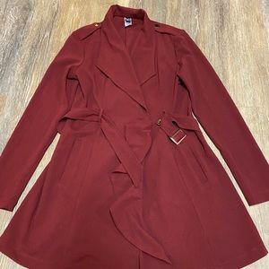 Burgundy Windsor Coat